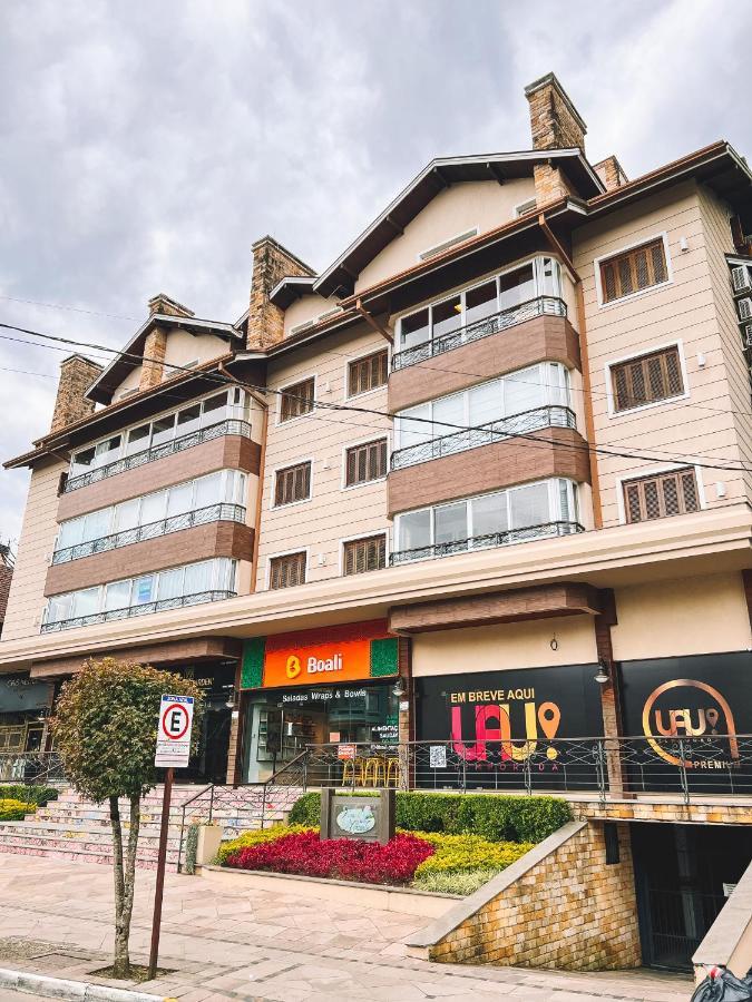 Apto A 3 Minutos Da Rua Coberta De Gramado Kültér fotó